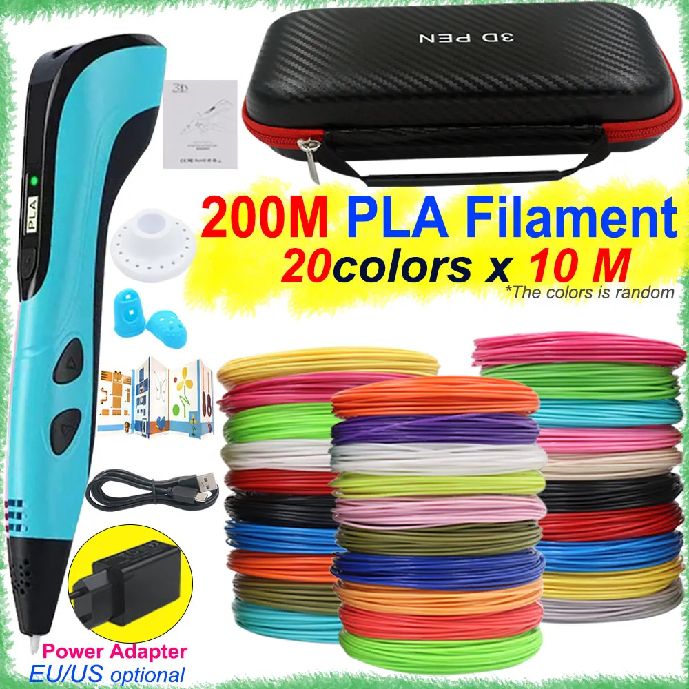 Детский рождественский креативный подарок ручка для 3D печати с ЖК-дисплеем