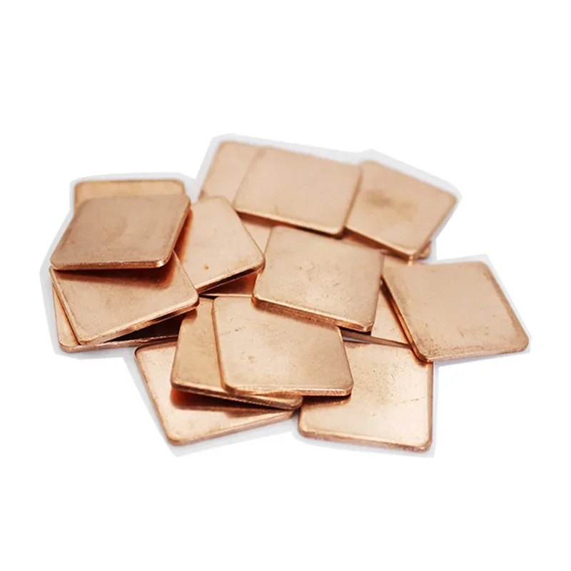 15x15 мм 20x20 медная прокладка радиатор термопрокладка ноутбуки графический