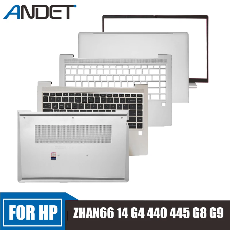 

New For HP ZHAN66 PRO 14 G4 G5 440 G8 445R LCD BACK Cover Front Bezel Palmrest Upper Case Keyboard Bottom Case Laptop M23769-001