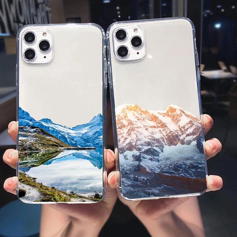 Прозрачный чехол из ТПУ для IPhone 13 Pro MAX 11 12 XR XS SE20 7X8 6Plus | Мобильные телефоны и