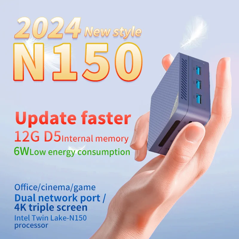 Мини-ПК ZX06 Twin Lake Intel N150 Windows 11