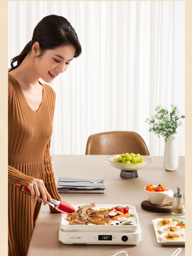 

Многофункциональная кастрюля для приготовления пищи, кастрюля для горячего приготовления, индукционная плита, жаровка, ополаскивание, барбекю, электрическая кастрюля для барбекю, тарелка для жарки