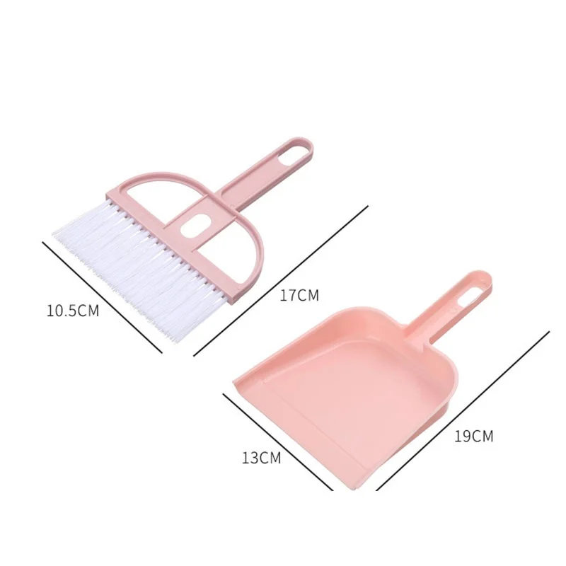 Mini Small Pet Cleaning Kit Dustpan Broom Sweep Brush Desktop Garbage Cleaning Shovel Table Household Cleaning Tools Brush images - 6