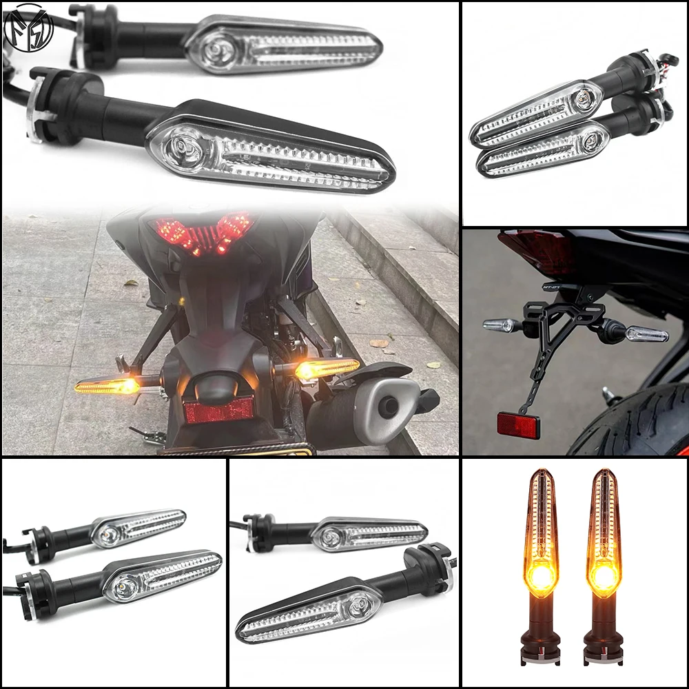 

MT07 MT09 LED Turn Signal Light For YAMAHA MT10 MT125 MT25 YZF R15/R1/R6 TRACER XSR 700/900 XJ6 FZ1 Motorcycle Indicator Lamps