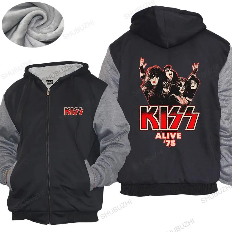 

hoodies Kiss Band - Alive 75 men cotton shubuzhi warm coat men cotton fashion warm coat male winter hoodie drop shipping