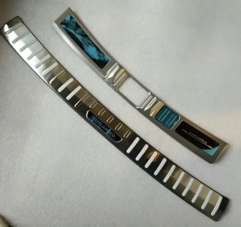 Для Mitsubishi Outlander 2016-2021 защитная пластина порога багажника из нержавеющей стали