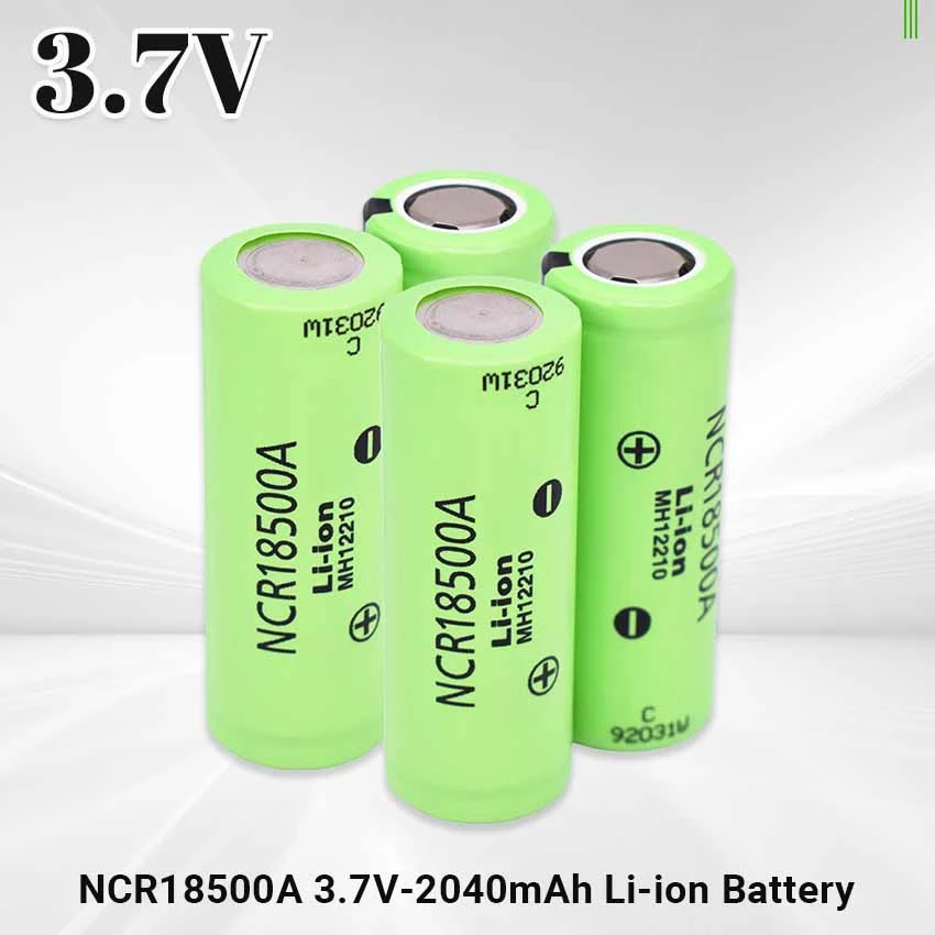 New high quality 18500a 3.7V 18500 2040mAh 100% original ncr18500a 3.6V battery for toy flashlight etc