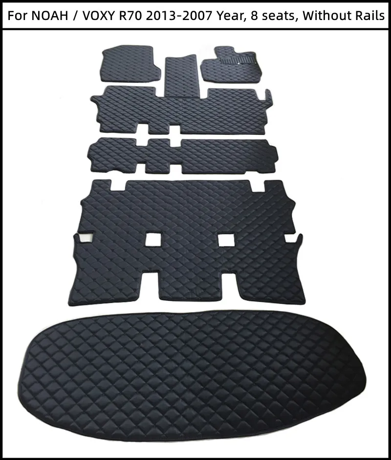 

Высокое качество! Автомобильные коврики и коврик для багажника, коврики для правого руля Toyota, ноя R60, R70, 2013-2001, 7, 8 мест, прочные коврики, полный комплект