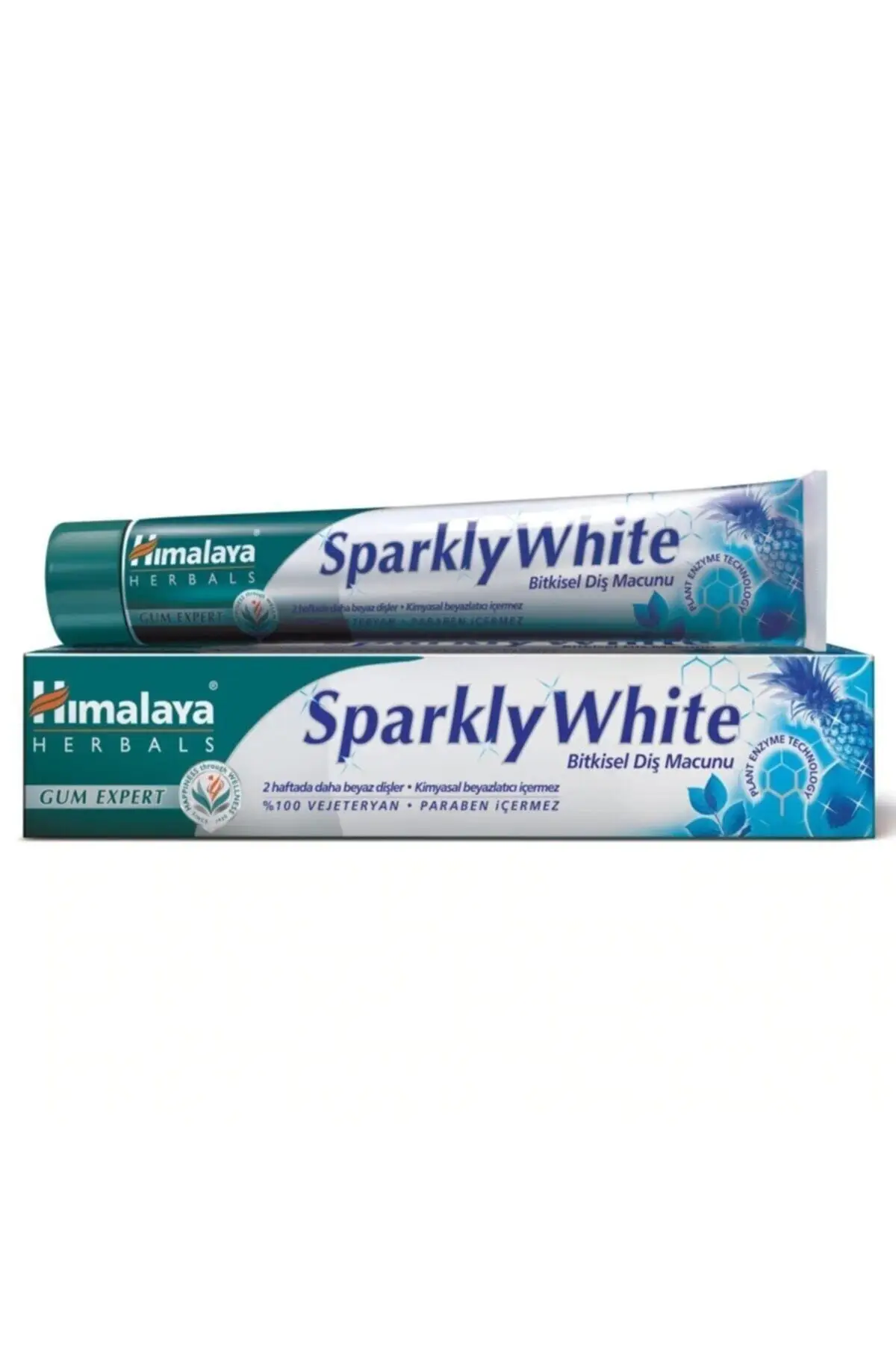 

Himalayan Sparkly White 75 ML 75x4 PCs Herbal Toothpaste Luminous Whiteness 75 ml Toothpaste
