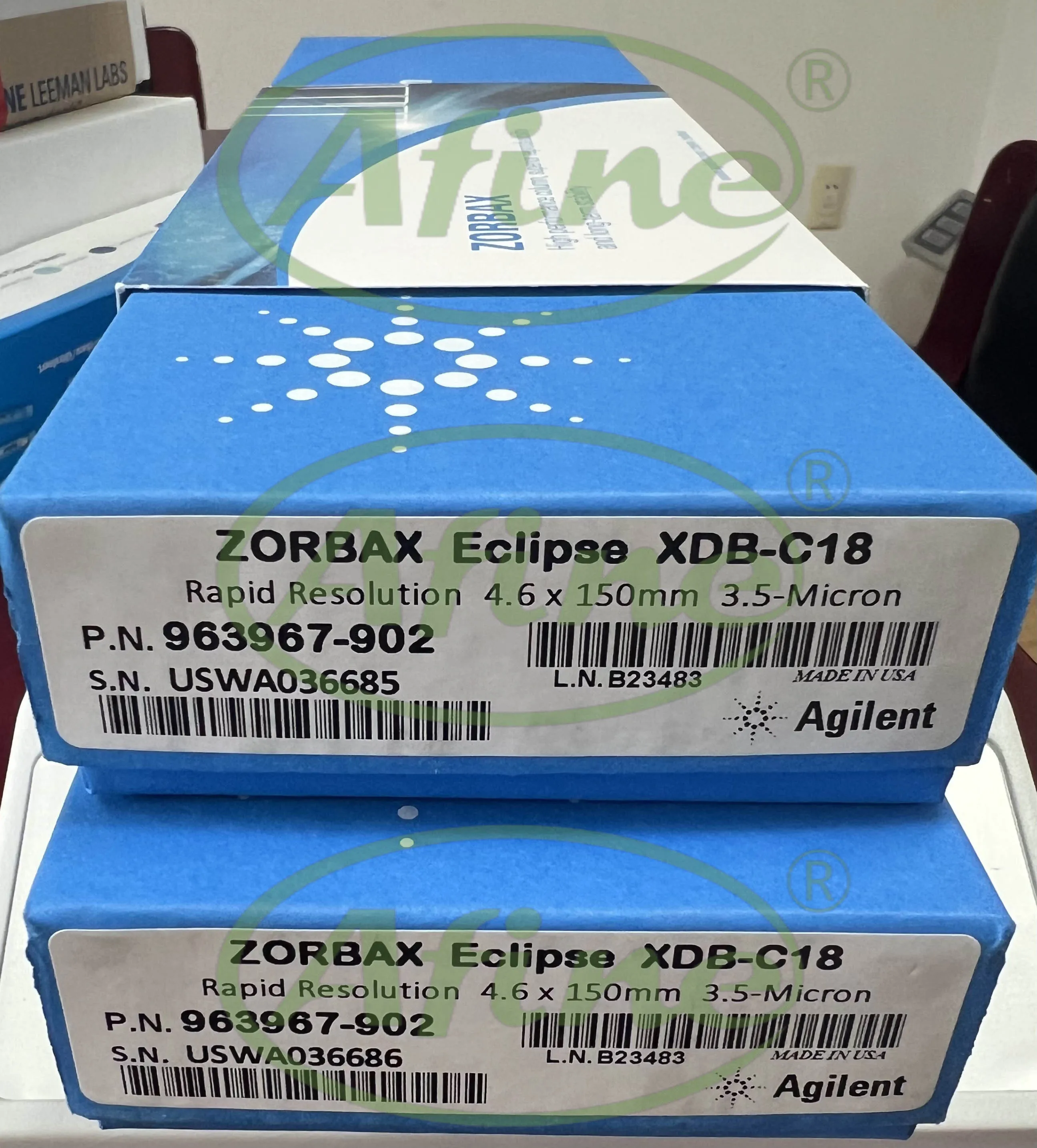 AFINE Agilent 963967 -902 Колонка ZORBAX RR Eclipse XDB-C18 4 6 x 150 мм 3 5 мкм