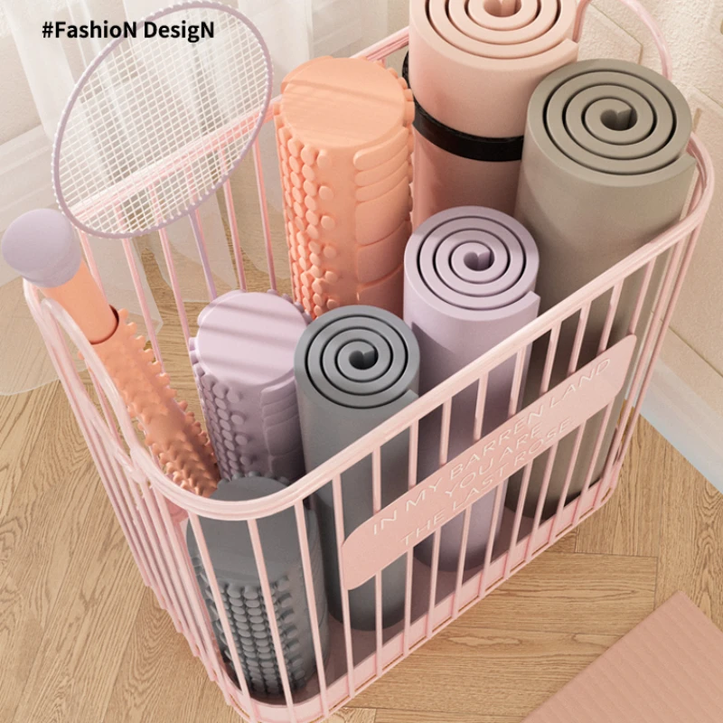 Металлическая корзина для йоги и бадминтона в скандинавском стиле