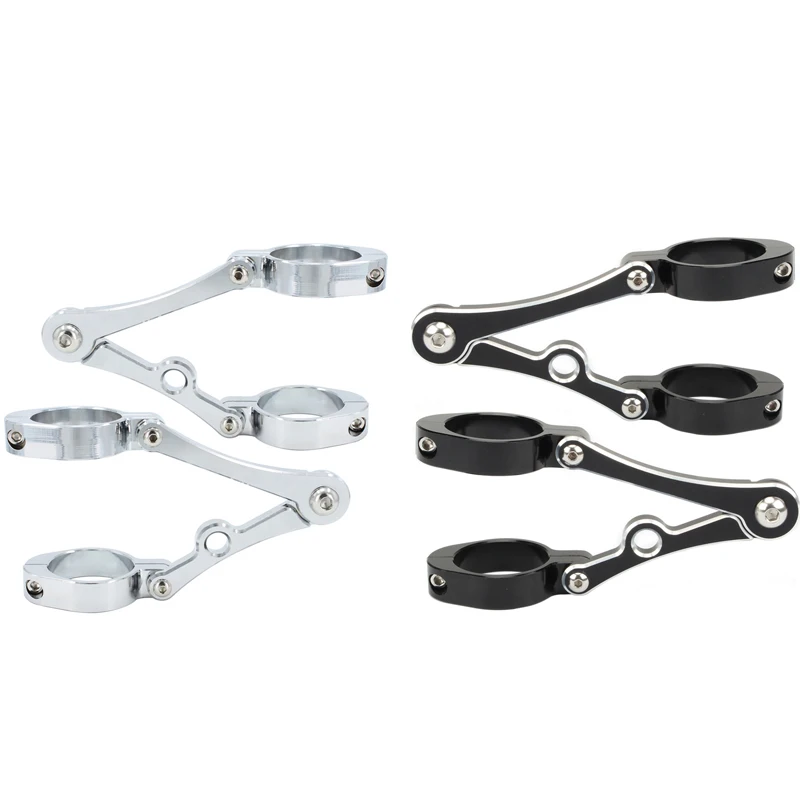 Motorcycle Headlight Brackets Models 39Mm / 41Mm (Universal) Fork Tube Diameter Universal Fit For Honda / Kawasaki / Suzuki / Ya