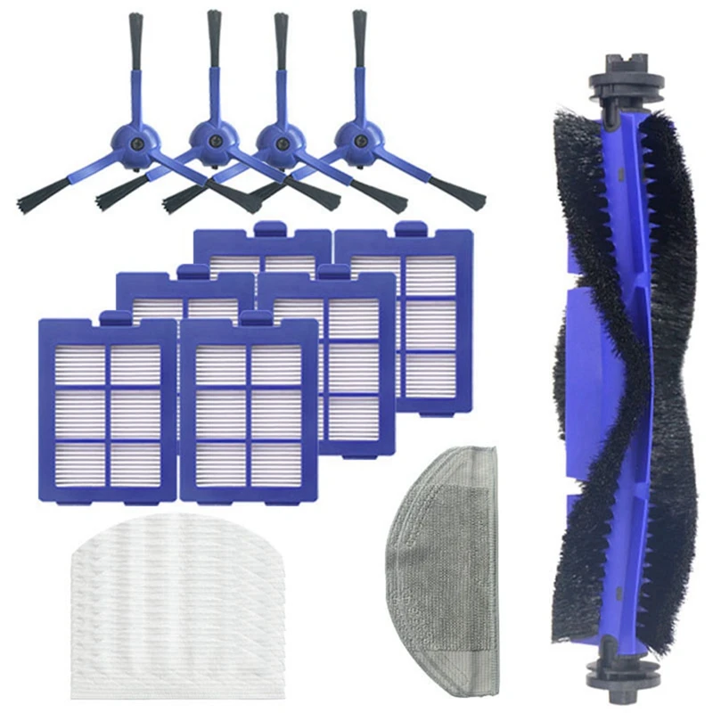 

23Pcs Accessories Kit For Eufy Robovac X8 Hybrid Robot Vacuum Cleaner Parts Main Side Brush Hepa Filter Mop Cloth