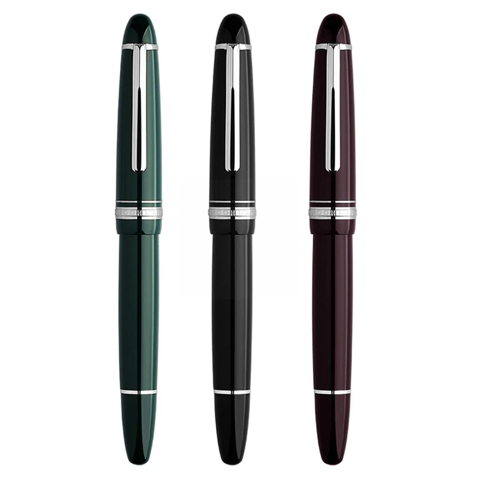 

Ручка перьевая Majohn P136, металлическая поршневая ручка, сменные школьные наконечники, Офисная ручка для письма Ef/f, C0y2