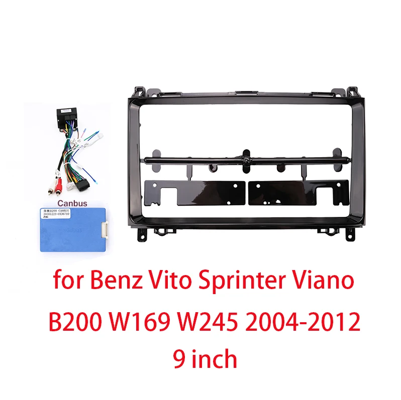 9-дюймовая 2Din Автомобильная магнитола для Benz Vito Sprinter Viano B200 W169 W245 2004-2012 DVD стерео