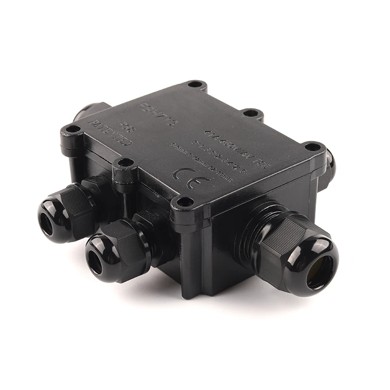 

2/3/4/5/6 Way IP68 Outdoor Waterproof Cable Connector Junction Box With Terminal for Electrical Wiring Accessories 45A/450V