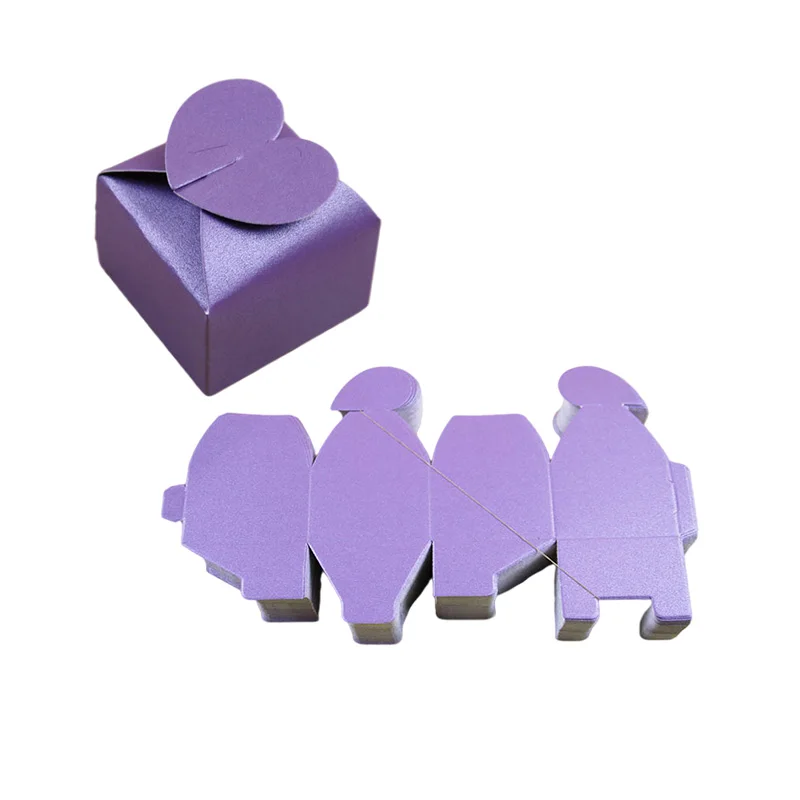 

Бумажные коробки для конфет WEHRPARTY с сердечком