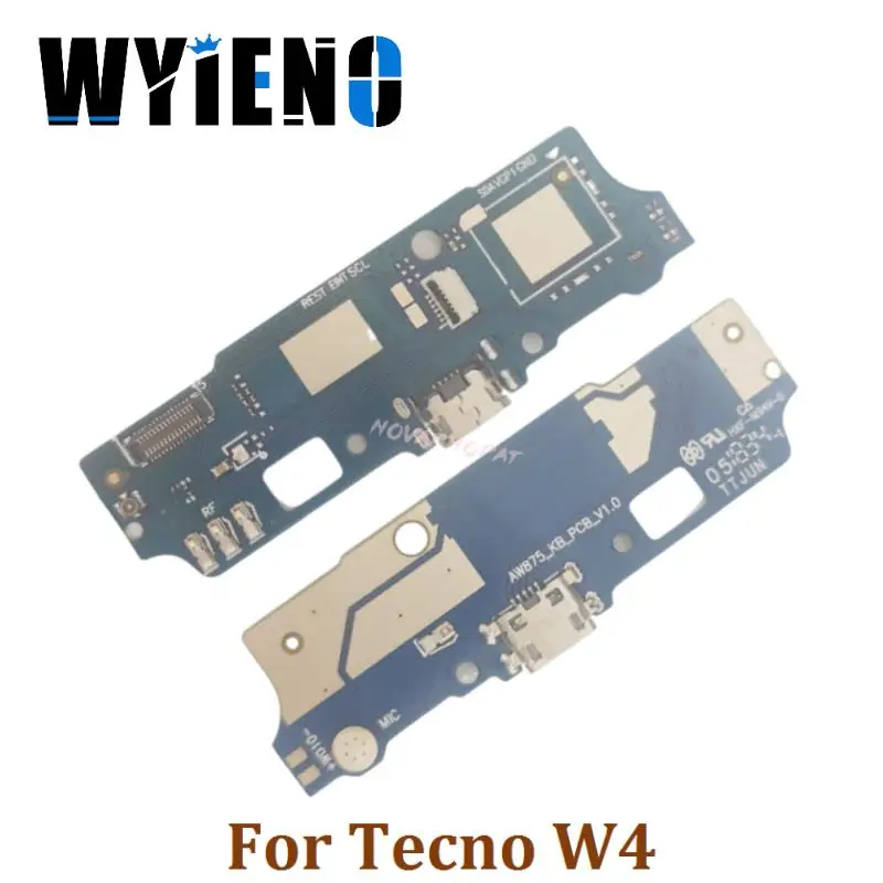 

Wyieno For Tecno W4 USB Dock Charger Port Plug Jack Microphone MIC Flex Cable Charging Board