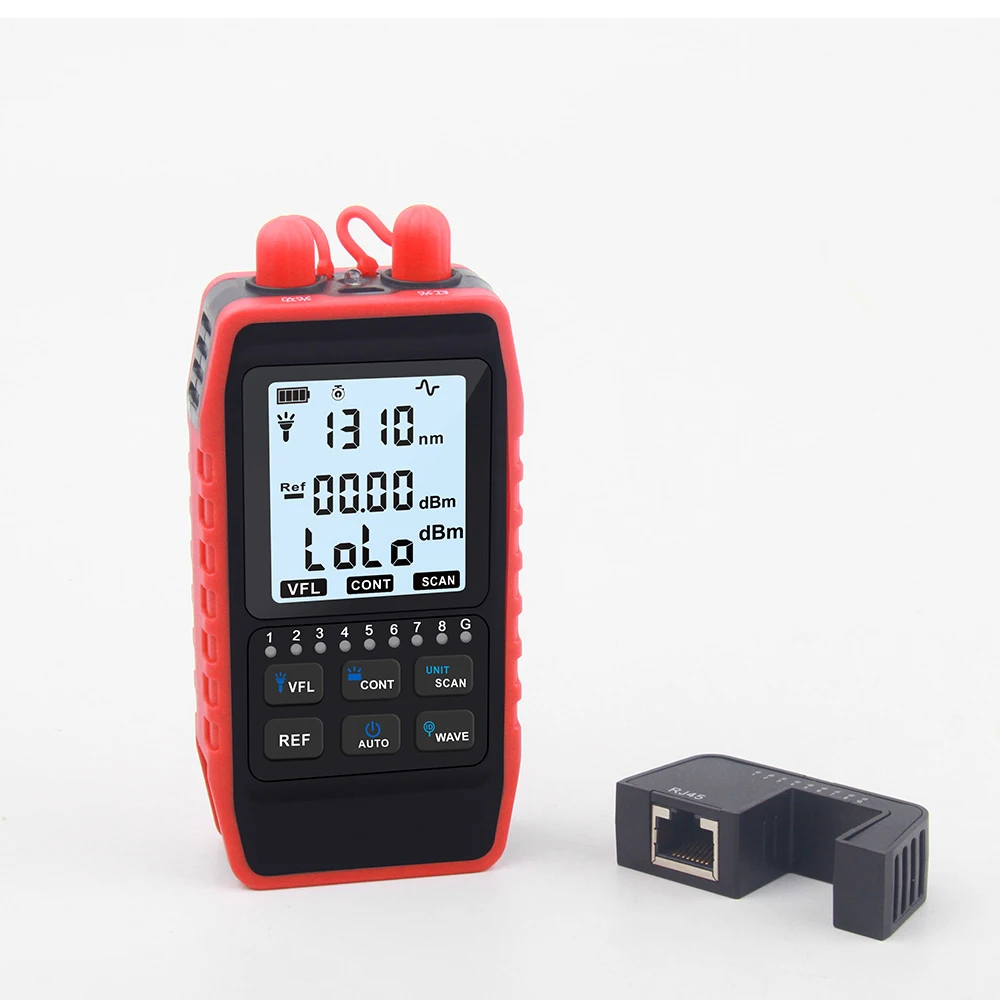 NF-908S оптический измеритель мощности сетевой кабель SCAN FC SC ST -60 ~ 8 дБм Визуальный