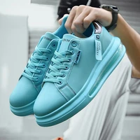 2022 new student air cushion hight increasing board shoes youth lightweight casual youth soft sole sneakers running shoes men