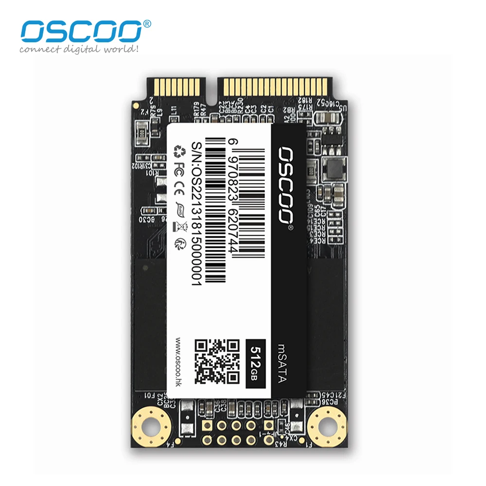 

OSCOO MINI SATA SSD 128GB 256GB Msata SSD 512GB 1TB SSD Internal Hard Drive Disk for Ultrabooks Desktop Laptop PC