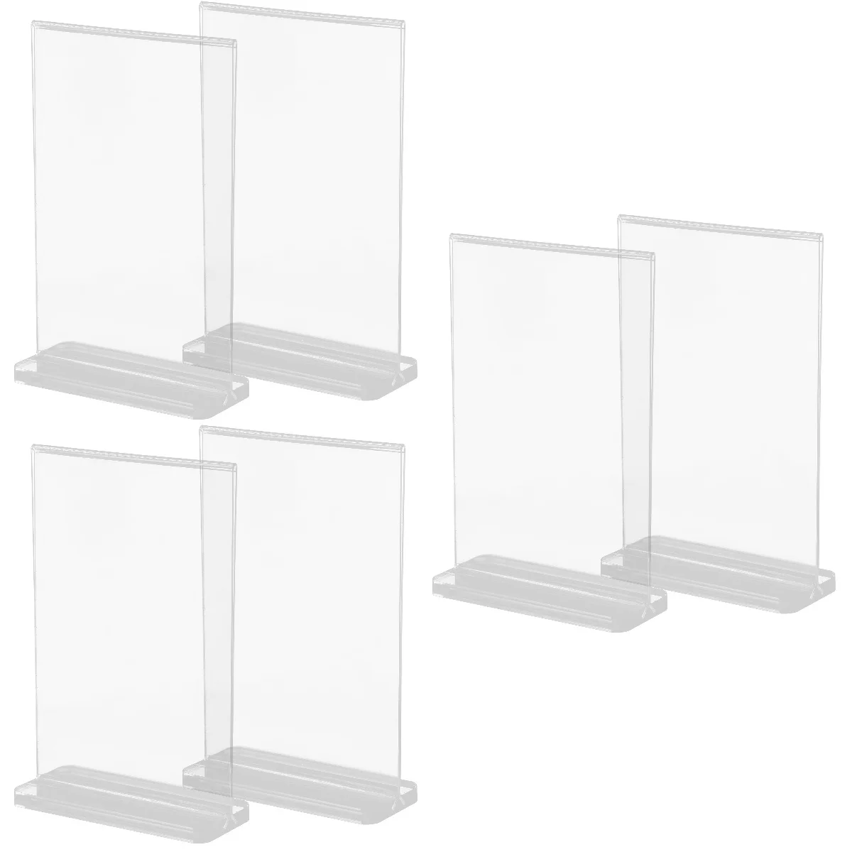 

6 Table Display Holders Vertical Display Stands Document Holders