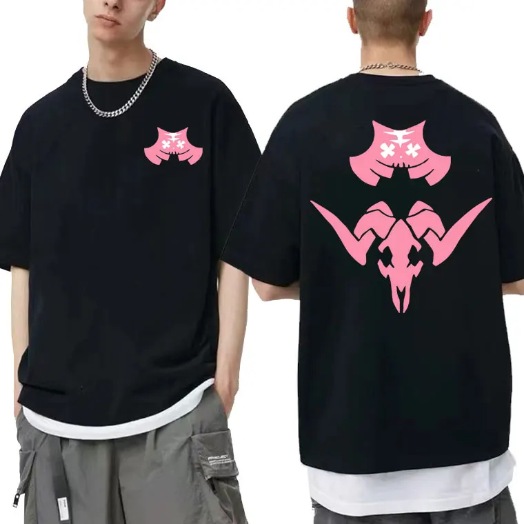 

Kawaii Cyberpunk Edgerunners Rebecca Tattoo Double Sided Print Tshirt Man Loose Streetwear Men Women Unisex Heavyweight T-shirts