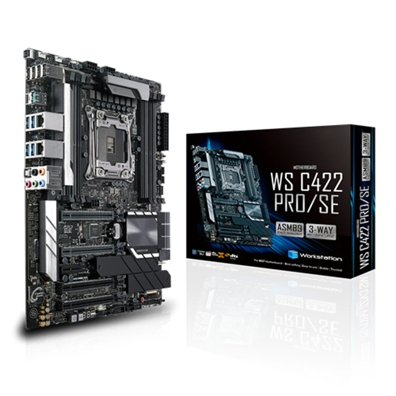 Материнская плата для рабочей станции WS C422 PRO/SE , ATX LGA2066, процессор Xeon W и память ECC