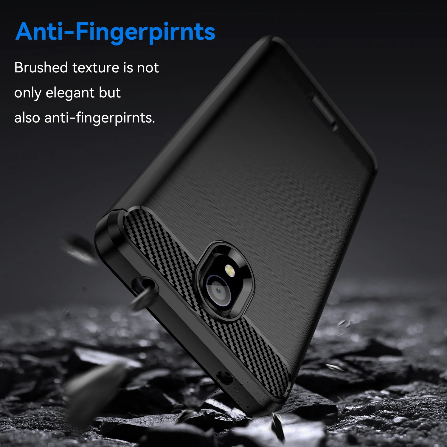 For Nokia C100 Case Nokia C100 C200 Cover Coque Shell Fundas Carbon Fiber Soft Silicone Phone Bumper For Nokia C100