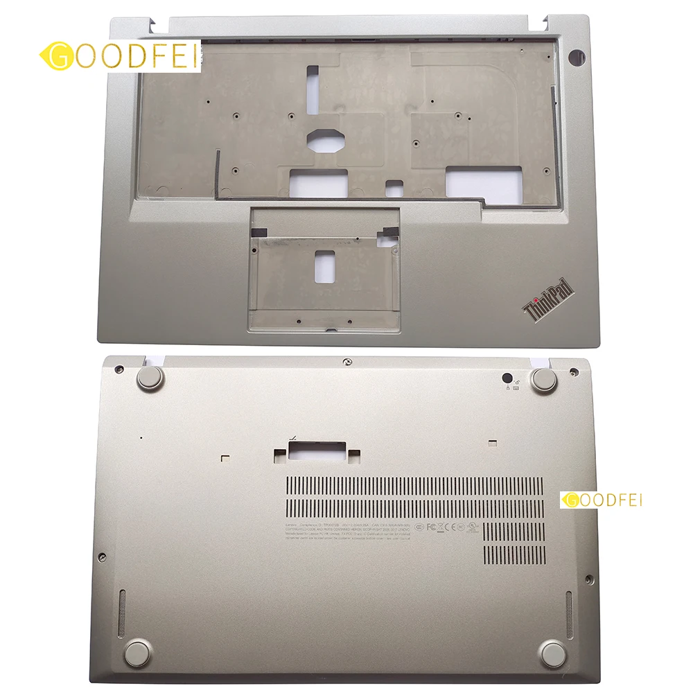 

For Lenovo ThinkPad T470S Silver Palmrest Keyboard Bezel Top Upper Case Bottom Base Lower Cover 01ER105 AM0134000310 01ER081