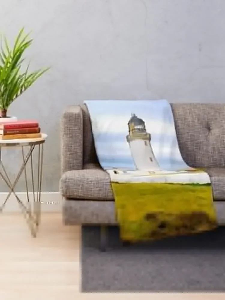 Фото Декоративное одеяло для маяков Mull of Galloway (рисунок), милые кровати для младенцев, одеяла для сред №2