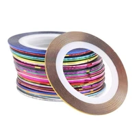 32pcs 20m shiny stripe line manicure nail jewelry tools diy nail art tips silk thread design decoration accessories