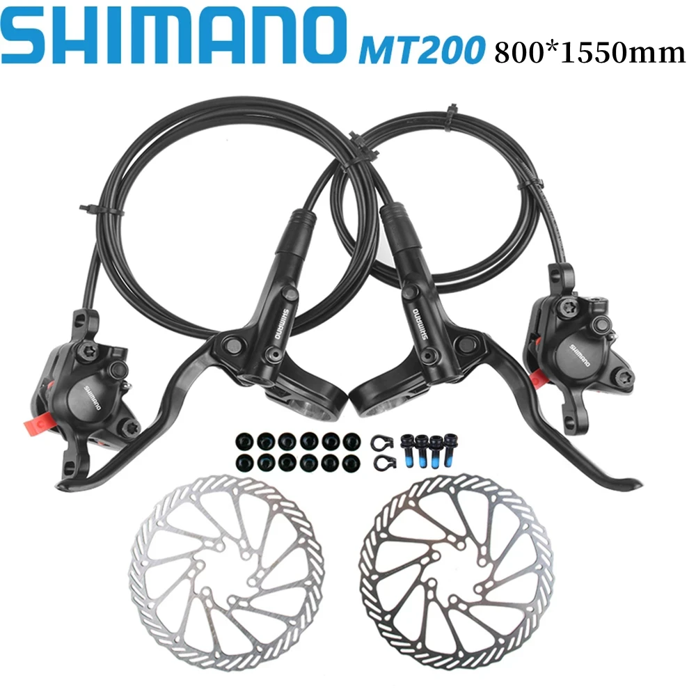 

Shimano BR BL MT200 Bicycle Brake MTB Skids Hydraulic Disc Brake 800/1450/1500mm Mountain Clamp Brakes Upgraded MT315 Bike Parts