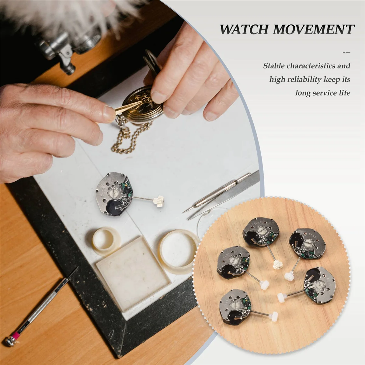 5 шт. сменный механизм для наручных часов SL68