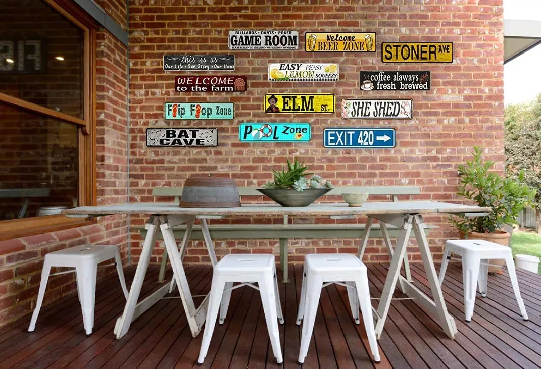 Stooges слоган Забавный уличный знак жестяной 4x16