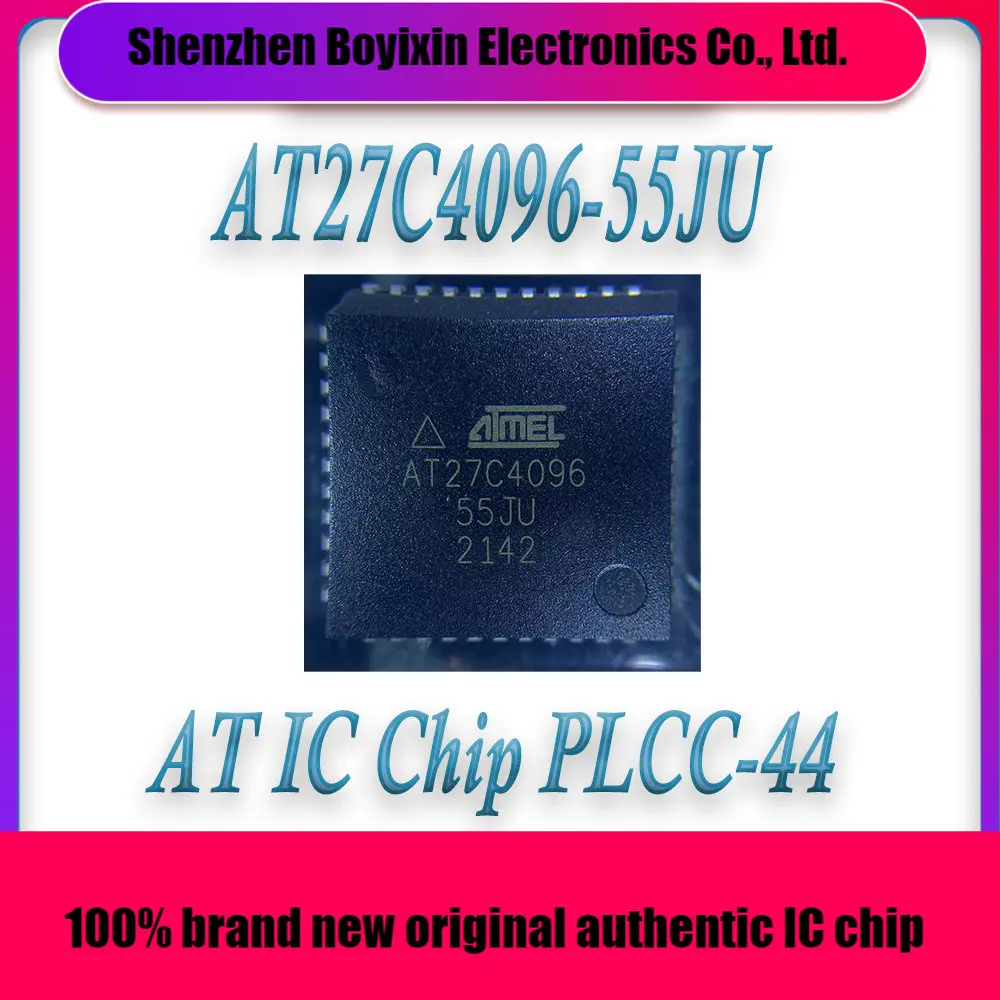 

AT27C4096-55JU AT27C4096-55 AT27C4096 AT27C AT27 AT IC EPROM Chip PLCC-44