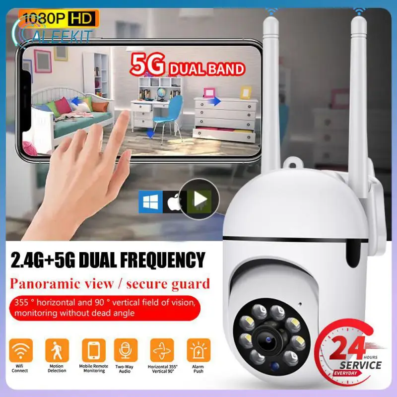 

Cam Cctv Wifi Camera Dual Band Wireless Ip Camera Surveillance Cameras Camera Night Baby Monitor Smart Home 2.4g/5g