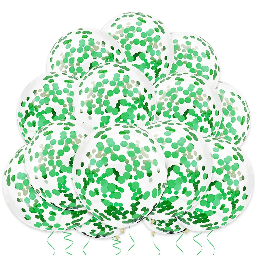 

20 прозрачных латексных воздушных шаров зеленые красочные конфетти воздушные шары выпускной помолвка невеста детский подарок Секрет Секреты Секреты Секреты День Рождения Декор