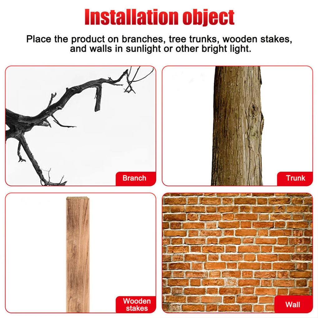 Ультразвуковой репеллент от насекомых с мигающим пламенем оригинальное красное