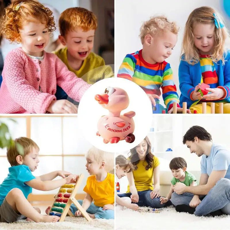 Игрушечный автомобиль с откатным механизмом Утка Гоночный Мультяшная