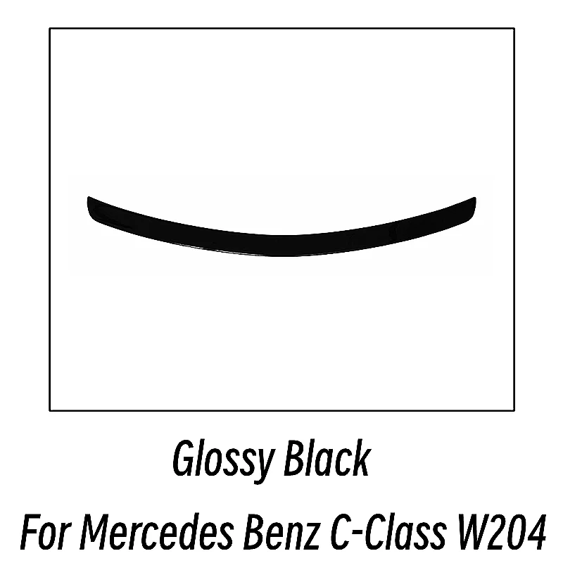 

Для Mercedes Benz C-Class W204 C180 C200 C220 C260 C300 2007-2014, крышка багажника, канат, спойлер, крылья, автомобильные аксессуары