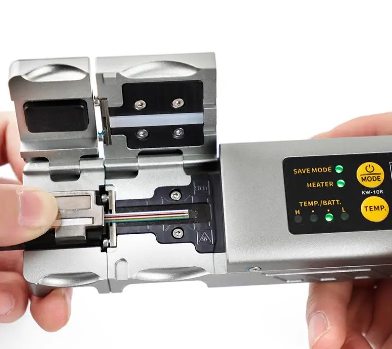 Heated Rbbon Fiber Stripping Pliers 2-12 Core Ribbon Fiber Thermal Stripping Pliers Coating Fast Thermal Stripper KW-10R