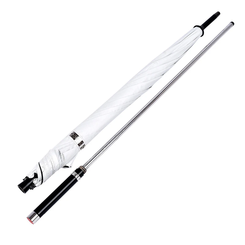 Long Handle Sword Umbrella Hook Black Men Cane Katana Strong Creativity Windproof Samurai Rain Equipment BD50UM |