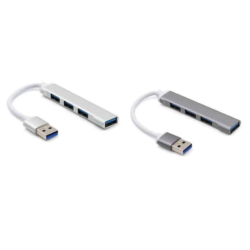 

USB Hub 3.0 2.0 4 Port Splitter Laptop Computer Notebook Accessories for PC Notebook Aluminum Multi Extender Gadget