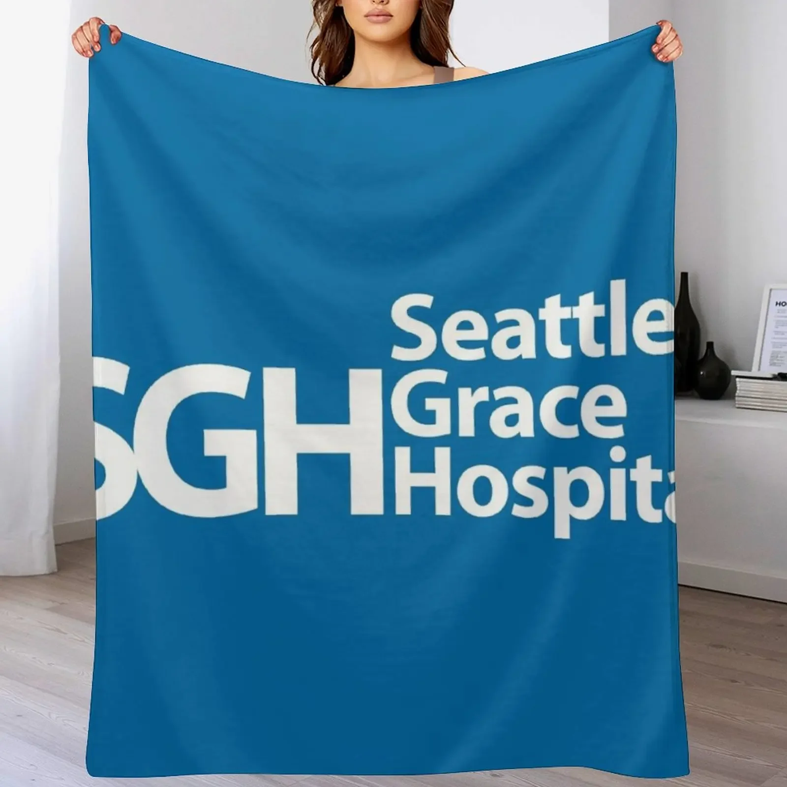 Одеяло Seattle Grace Hospital теплое термоплюшевое волосатое одеяло