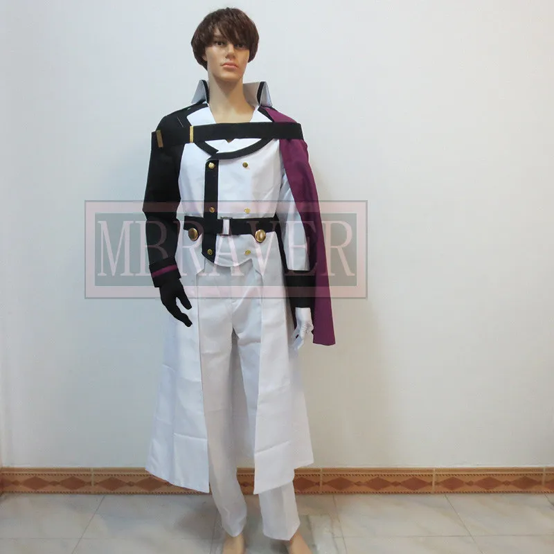 Seraph of the End: Vampire Reign Owari no Serafu Crowley Eusford Cosplay Costume Halloween Christmas Custom Made Any Size