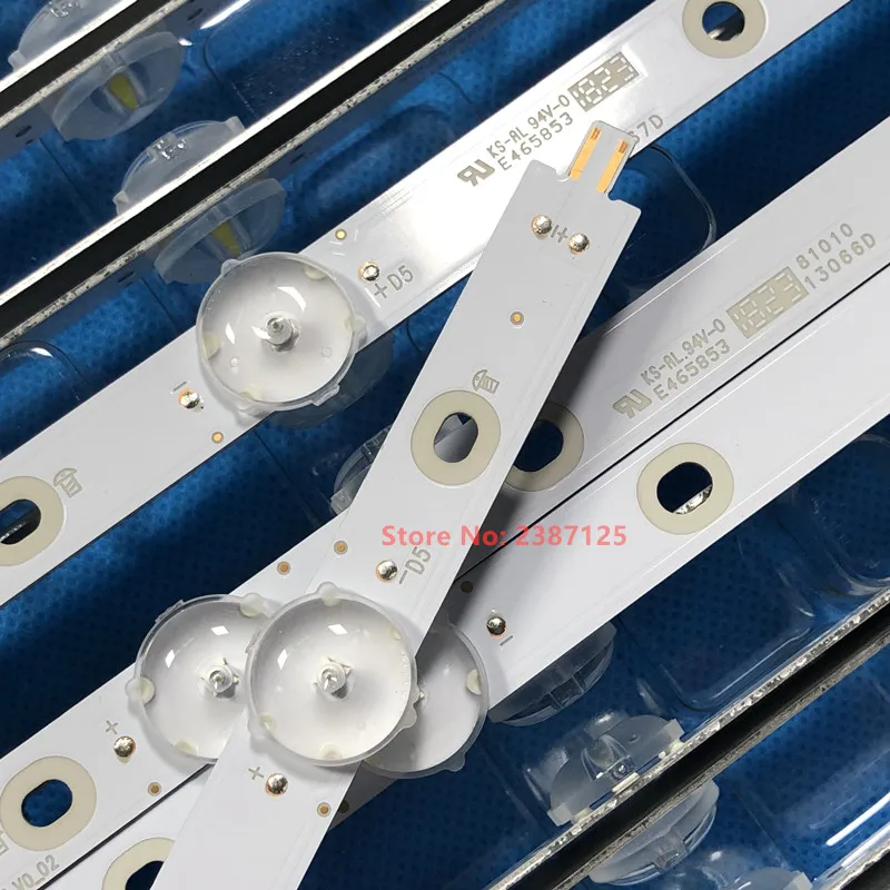 Фото Светодиодная лента для LB-PM3030-GJPHP556X10AKV2-R-Y L 55PUS5672 55PUS6162 55PUS6262 5PUS6272 55PUS6412 55PUS6503 55PUS7504 T550QVN05.7 №3