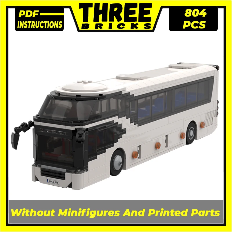 

Техническая модель городского автомобиля, городской автомобиль Neoplan Cityliner, автобус, Модульные строительные блоки, подарки, игрушки для детей, наборы для сборки DIY