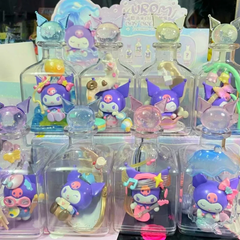 Kawaii Kuromi Daydreamer глухая коробка Sanrio мультяшная бутылка для желаний рисунок от руки Cutetoy Рождественский подарок мультяшное декоративное украшение