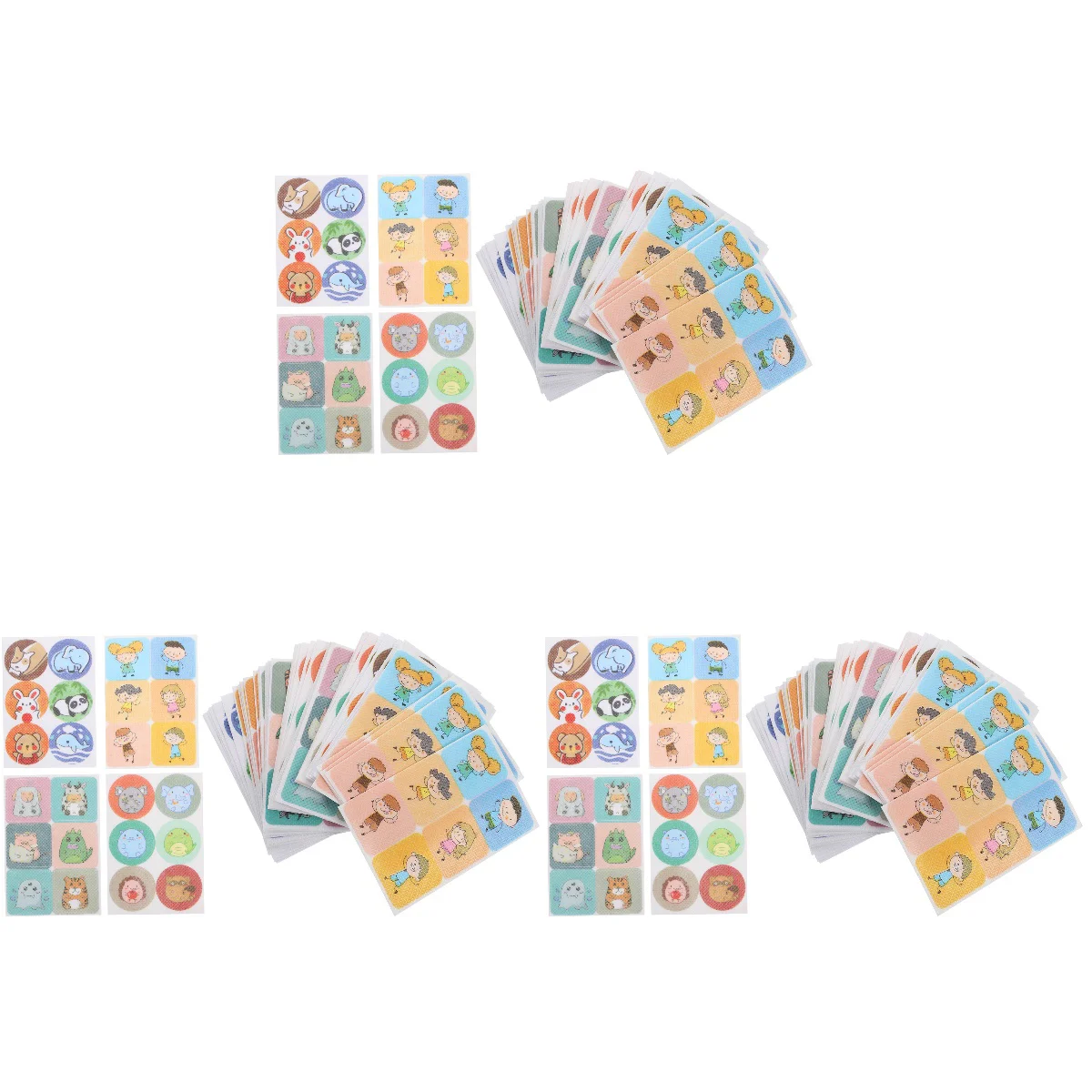 

864 Pcs Cartoon Patches Decals Insect-proof Patches (Assorted Color)